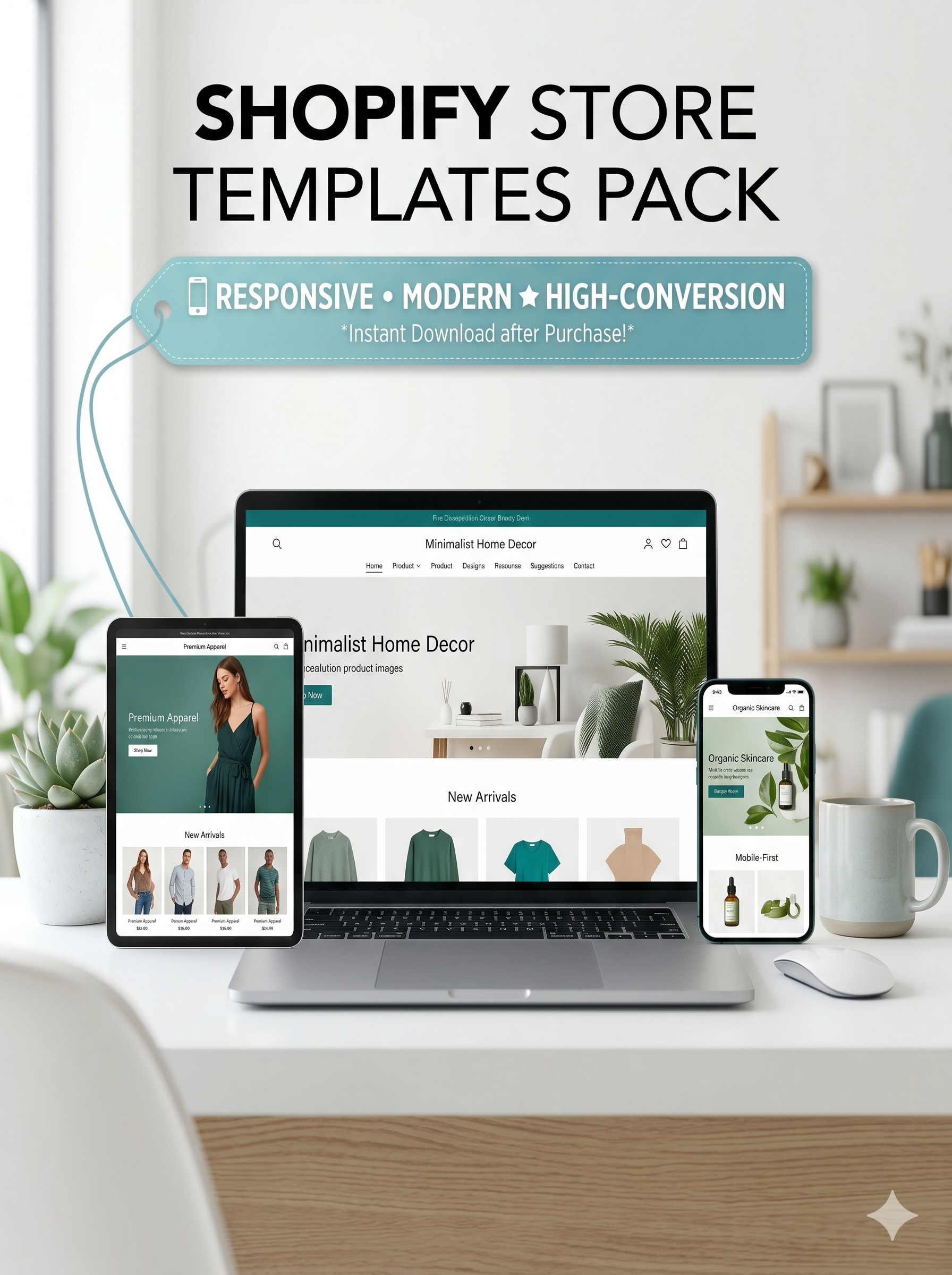 20 High-Conversion Shopify Templates: Modern, Responsive & Ready to Boost Sales